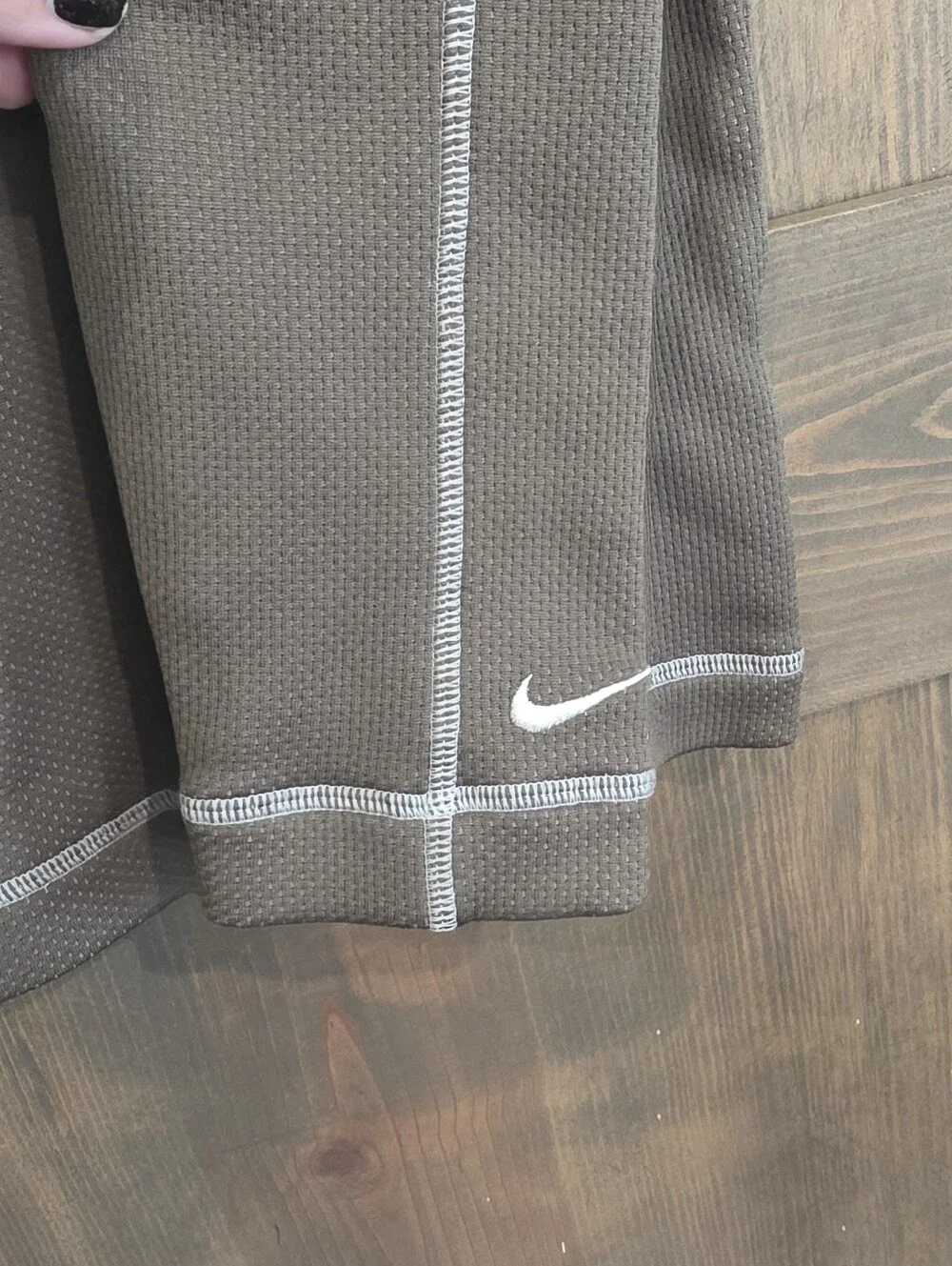 Nike Golf Olive Khaki Therma-fit Quarter-Zip Size Large